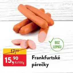 MP Krásno Frankfurtské párečky nabídka