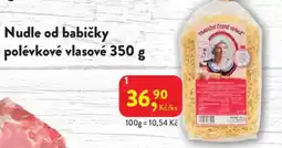 MP Krásno Nudle od babičky polévkové vlasové nabídka