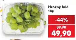 Kaufland Hrozny bílé nabídka