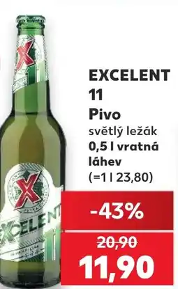 Kaufland EXCELENT 11 Pivo nabídka