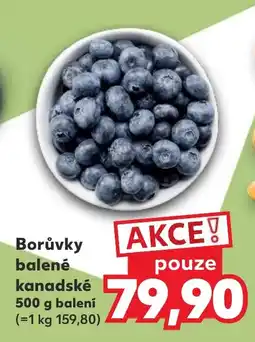 Kaufland Borůvky balené kanadské nabídka