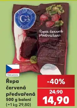 Kaufland Řepa červená předvařená nabídka