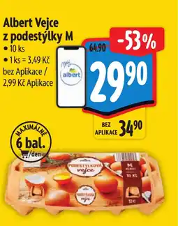 Albert Albert Vejce z podestýlky M nabídka