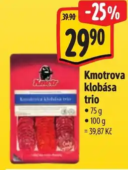 Albert Kmotrova klobása trio nabídka