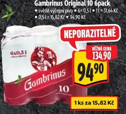 Albert Gambrinus Original 10 nabídka