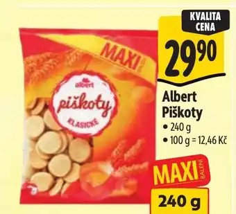 Albert Albert Piškoty nabídka