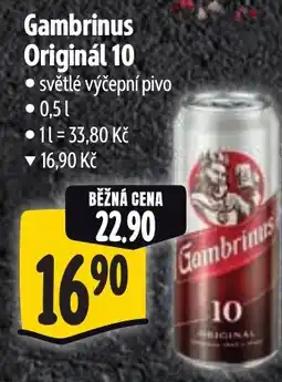 Albert Gambrinus Originál 10 nabídka