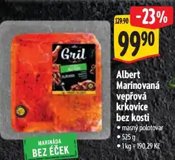 Albert Albert Marinovaná vepřová krkovice bez kosti nabídka