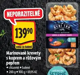 Albert Marinované krevety s koprem a růžovým pepřem nabídka