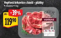 Albert Vepřová krkovice s kostí - plátky nabídka