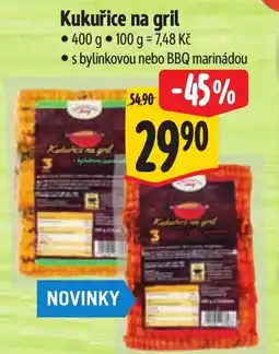 Albert Kukuřice na gril nabídka