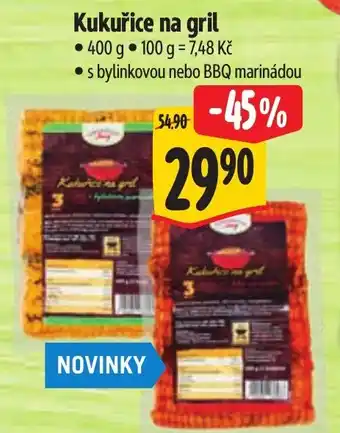 Albert Kukuřice na gril nabídka