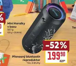 Billa Přenosný bluetooth reproduktor 1 ks nabídka