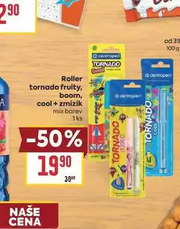 Billa Roller tornado fruity, boom, cool + zmizík mix barev 1ks nabídka