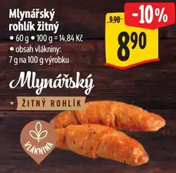Albert Mlynářský rohlík žitný nabídka
