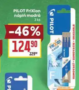 Billa PILOT Frixion náplň modrá 3 ks nabídka