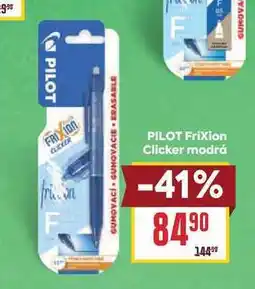Billa PILOT Frixion Clicker modrá nabídka