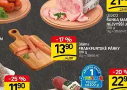 Flop FRANKFURTSKÉ PÁRKY nabídka