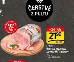 Flop ŠUNKA MARINA NEJVYŠŠÍ JAKOSTI nabídka