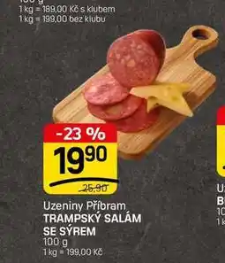 Flop TRAMPSKÝ SALÁM SE SÝREM nabídka