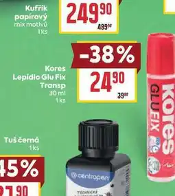 Billa Kores Lepidlo Glu Fix Transp 30 ml 1ks nabídka