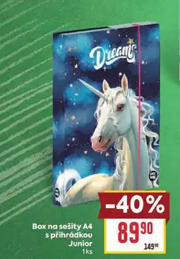 Billa Box na sešity A4 s přihrádkou Junior 1ks nabídka