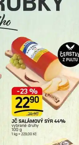 Flop JČ SALÁMOVÝ SÝR 44% vybrané druhy nabídka