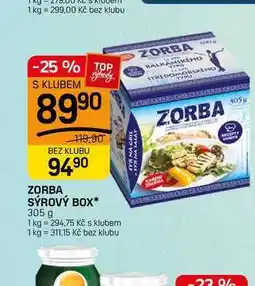 Flop ZORBA SÝROVÝ BOX nabídka