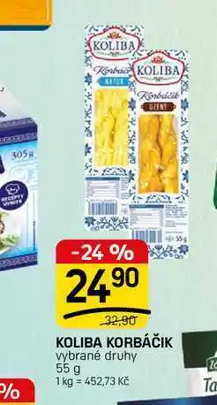 Flop KOLIBA KORBÁČIK vybrané druhy nabídka