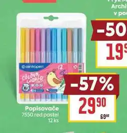 Billa Popisovače 7550 red pastel 12 ks nabídka