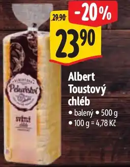 Albert Albert Toustový chléb nabídka