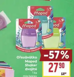 Billa Ořezávátko Maped Shaker dvojité 1ks mix barev nabídka