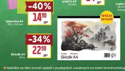 Billa Skicák A4 10 ks nabídka