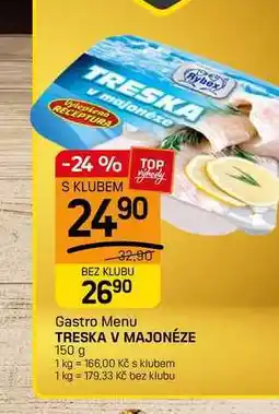 Flop TRESKA V MAJONÉZE nabídka