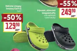 Billa Dětské clogsy limeta/černá 1 pár nabídka