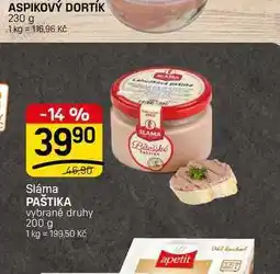 Flop PAŠTIKA vybrané druhy nabídka