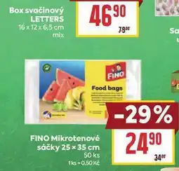 Billa FINO Mikrotenové sáčky 25 x 35 cm 50 ks nabídka