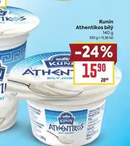 Billa Kunín Athentikos bílý nabídka