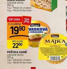 Flop PAŠTIKA HAMÉ vybrané druhy nabídka