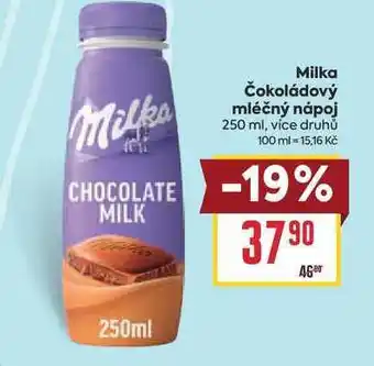 Billa Milka Čokoládový mléčný nápoj nabídka
