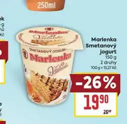 Billa Marlenka Smetanový jogurt nabídka