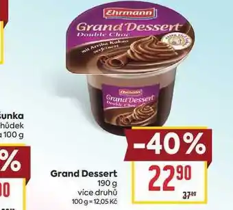 Billa Grand Dessert nabídka