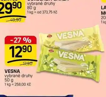 Flop VESNA vybrané druhy nabídka