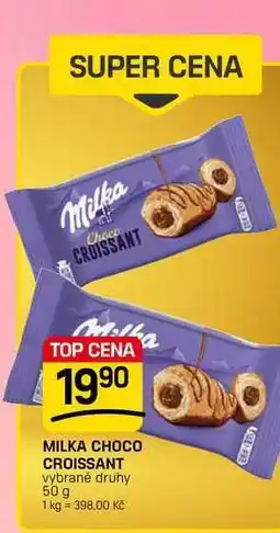 Flop MILKA CHOCO CROISSANT vybrané druhy nabídka
