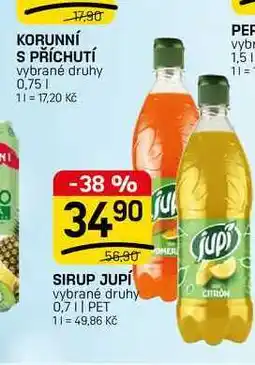Flop SIRUP JUPÍ vybrané druhy nabídka