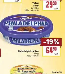 Billa Philadelphia Milka nabídka