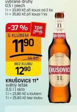 Flop KRUŠOVICE 11* světlý ležák nabídka