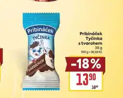 Billa Pribináček Tyčinka s tvarohem nabídka