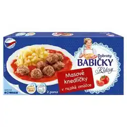 Billa Nowaco Dobroty Babičky Kláry Masové knedlíčky v rajské omáčce 450g nabídka