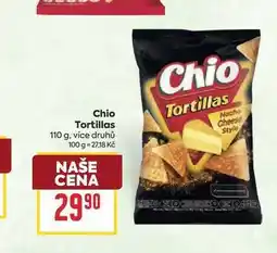 Billa Chio Tortillas nabídka